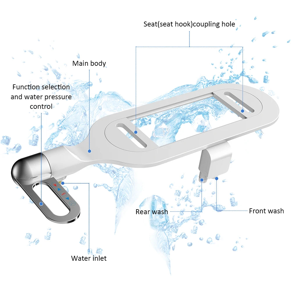 Bidet Toilet Seat Ultra-thin Non-Electric