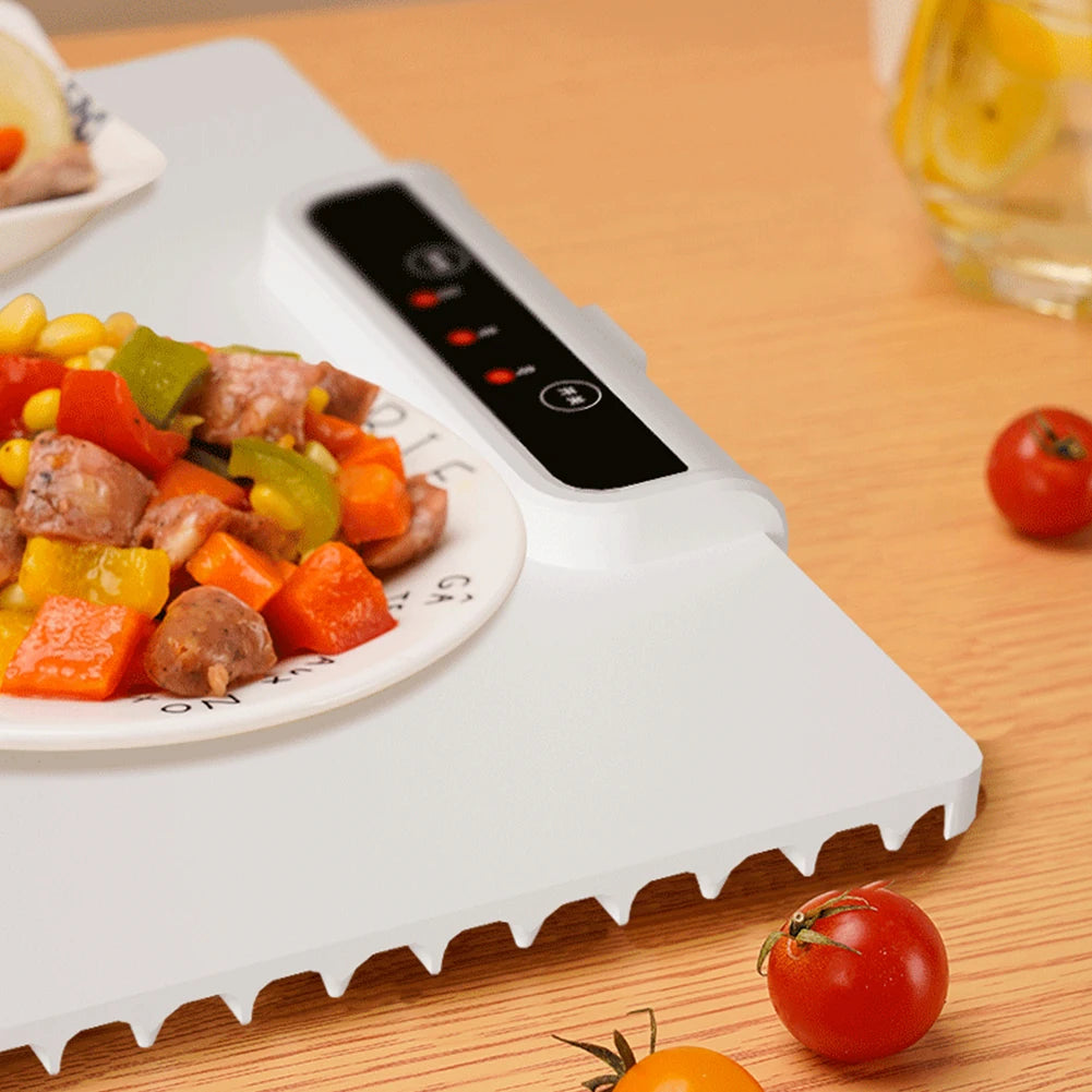 Smart  Warming Tray Silicone Fast Heating for Parties Family Gatherings