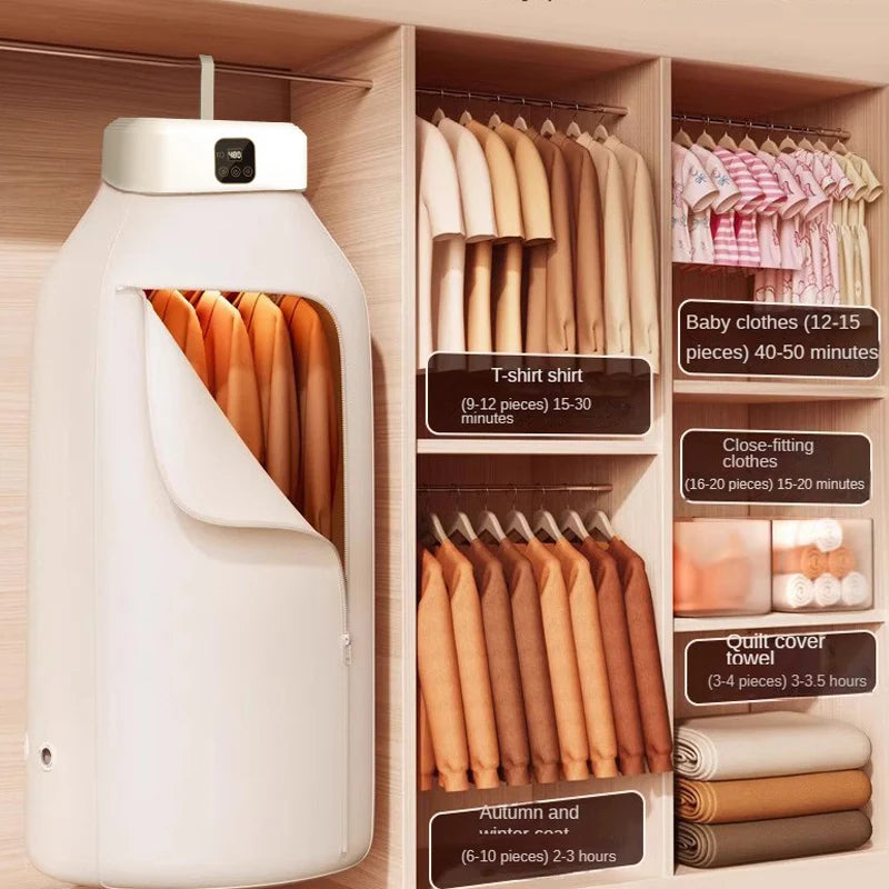 1 A Compact  Foldable  Remote Control Cloths Dryer